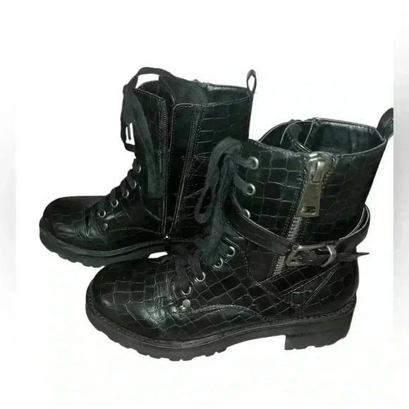 Mia Combat Boots - Picture 1 of 6